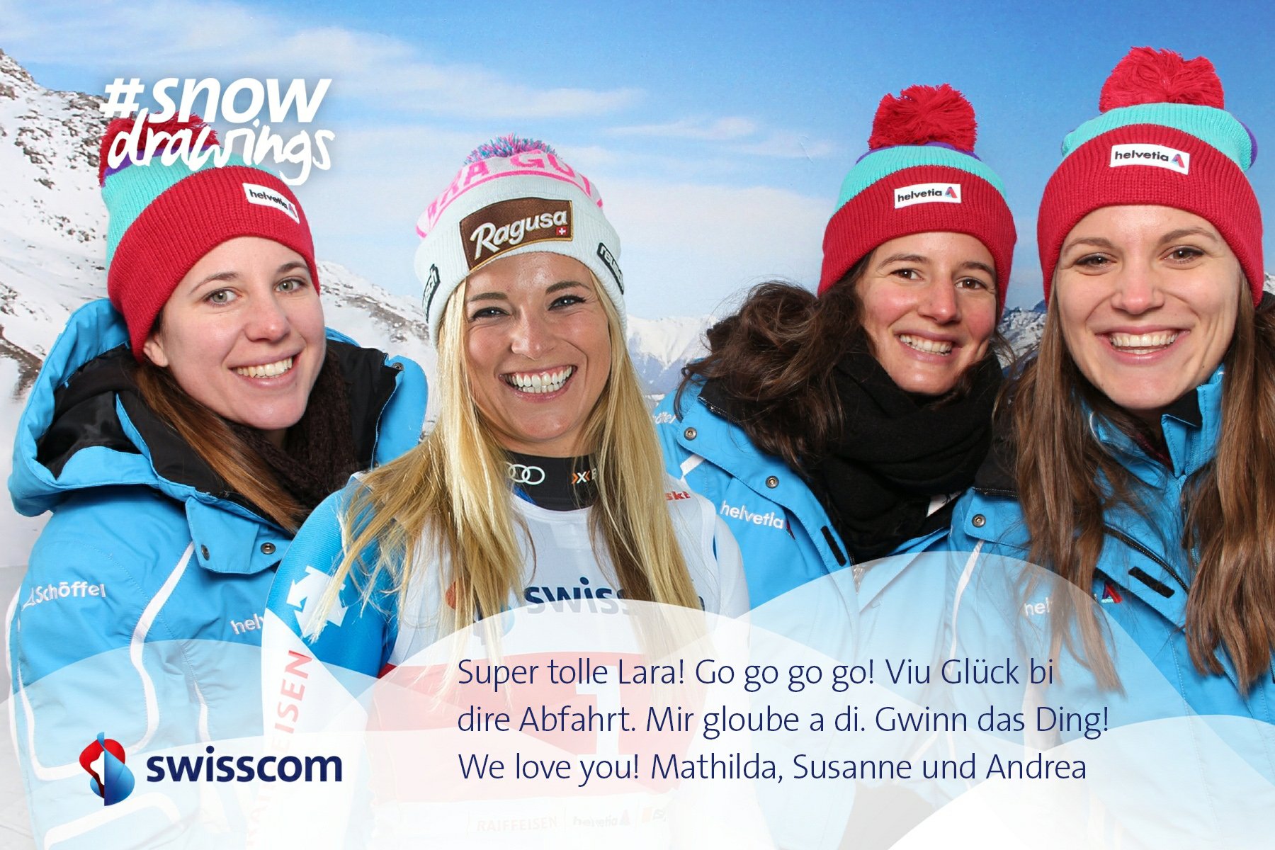 Fotobox für Swisscom am Skiweltcup Adelboden und St. Moritz