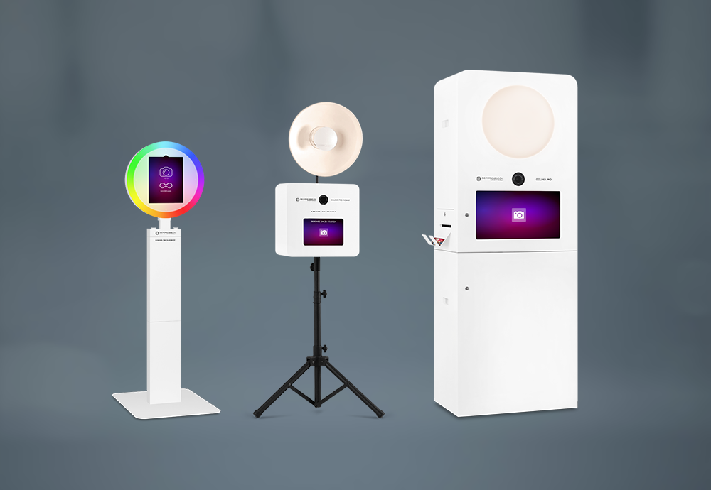 Photobooth der Dolder Pro Serie für digitale Hintergründe mit Künstlicher Intelligenz